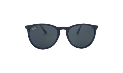 RAYBAN BLACK ACETATE ROUND WOMEN SUNGLASSES 1