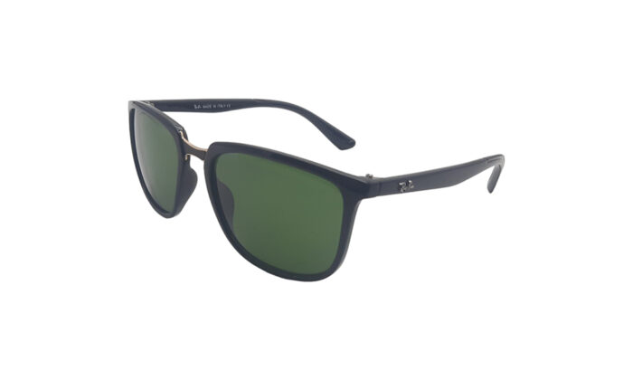 RAYBAN BLACK ACETATE SQUARE MEN SUNGLASSES 2