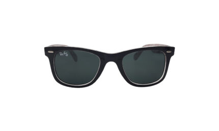 RAYBAN BLACK ACETATE WAYFARER WOMEN SUNGLASSES 1