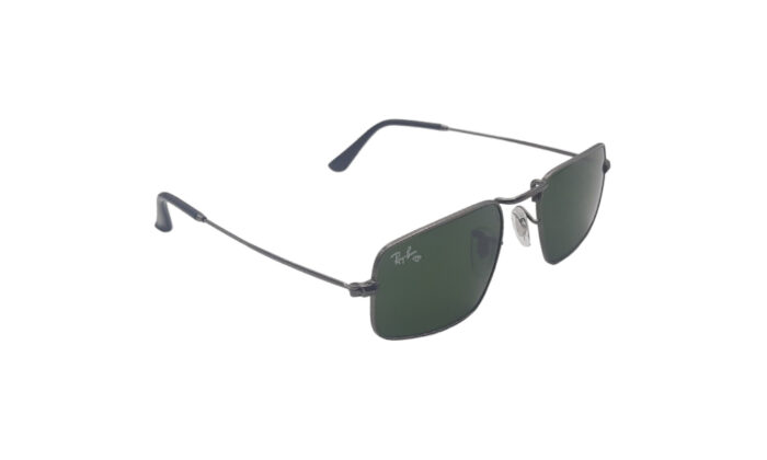 RAYBAN BLACK METAL RECTANGLE MEN SUNGLASSES 3