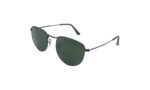 RAYBAN BLACK METAL ROUND MEN SUNGLASSES 2