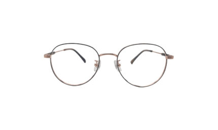 RAYBAN ROSE GOLD METAL ROUND WOMEN EYEGLASSES 1