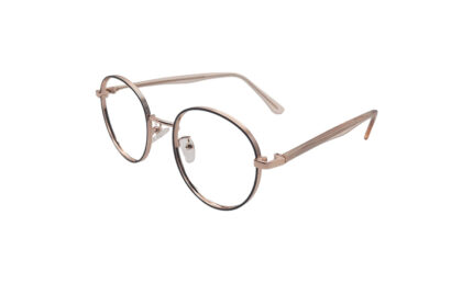 RAYBAN ROSE GOLD METAL ROUND WOMEN EYEGLASSES 2