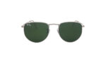 RAYBAN SILVER METAL ROUND WOMEN SUNGLASSES 1