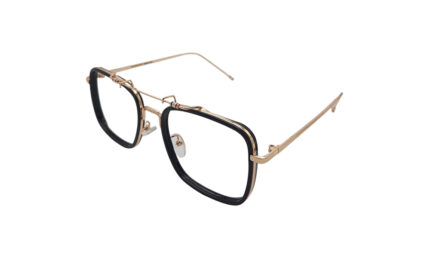 THOM BROWNE GOLDEN METAL SQUARE MEN EYEGLASSES 2