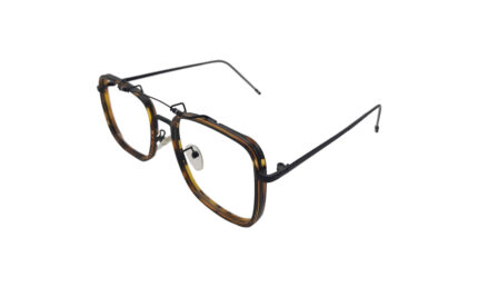 THOM BROWNE TORTOISE METAL SQUARE MEN EYEGLASSES 2