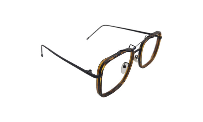 THOM BROWNE TORTOISE METAL SQUARE MEN EYEGLASSES 3