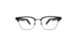 GOOGLES GURU SMART AUDIO BLACK SILVER ACETATE SQUARE EYEGLASSES 2