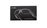 GOOGLES GURU SMART AUDIO BLACK ACETATE SQUARE EYEGLASSES 5