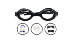 GOGGLES GURU BLACK ACETATE OVAL SWIMMING GOGGLES 1