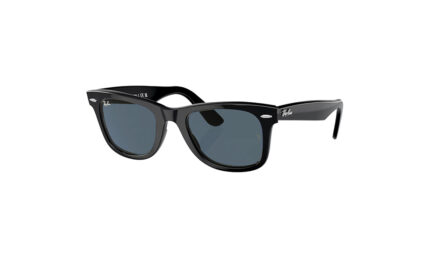 RAYBAN BLACK BLUE ACETATE SQUARE MEN SUNGLASSES 2