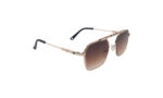 BURBERRY GOLDEN METAL HEXAGONAL WOMEN SUNGLASSES 3