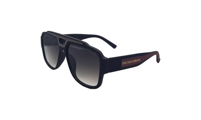 D&G BLACK ACETATE SQUARE MEN SUNGLASSES 1