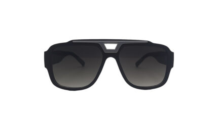 D&G BLACK ACETATE SQUARE MEN SUNGLASSES 2