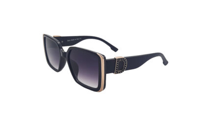 DIOR BLACK ACETATE SQUARE WOMEN SUNGLASSES 1