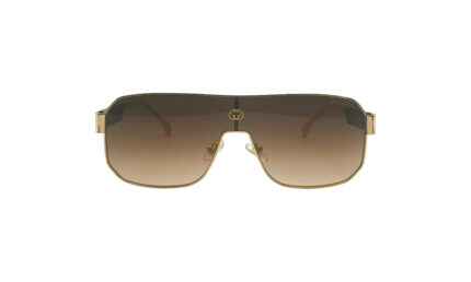 GUCCI GOLDEN METAL MASK WOMEN SUNGLASSES 2