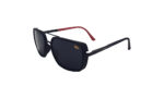 LACOSTE BLACK METAL SQUARE MEN SUNGLASSES 1