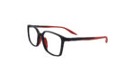 NIKE MATTE BLACK ACETATE RECTANGLE WOMEN EYEGLASSES 1