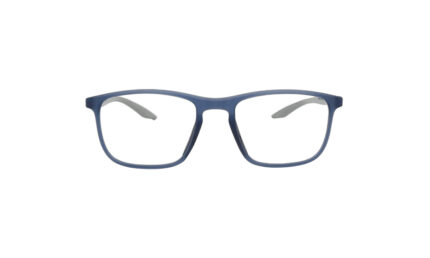 NIKE MATTE BLUE ACETATE RECTANGLE MEN EYEGLASSES 2