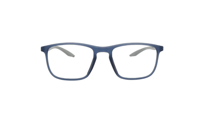 NIKE MATTE BLUE ACETATE RECTANGLE WOMEN EYEGLASSES 2