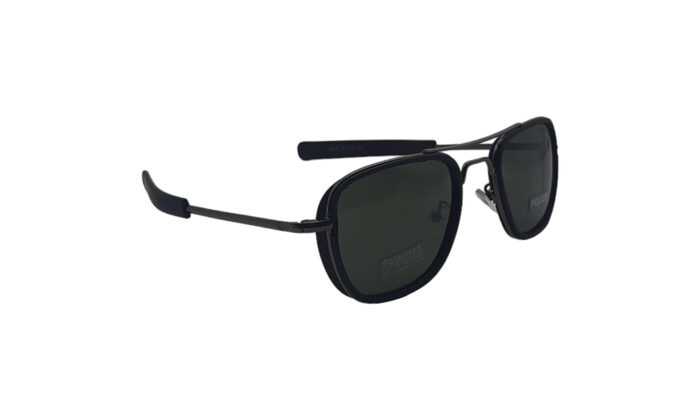 POLICE GRAY METAL SQUARE MEN SUNGLASSES 3