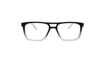 POLICE TRANSCLUCENT BLACK ACETATE SQUARE MEN EYEGLASSES 2