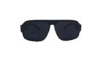 PORSCHE MATTE BLACK ACETATE SQUARE MEN SUNGLASSES 2