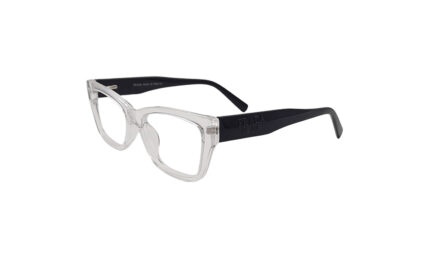 PRADA TRANSLUCENT ACETATE RECTANGLE MEN EYEGLASSES 1