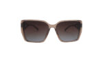 PRADA TRANSLUCENT BROWN ACETATE SQUARE WOMEN SUNGLASSES 2