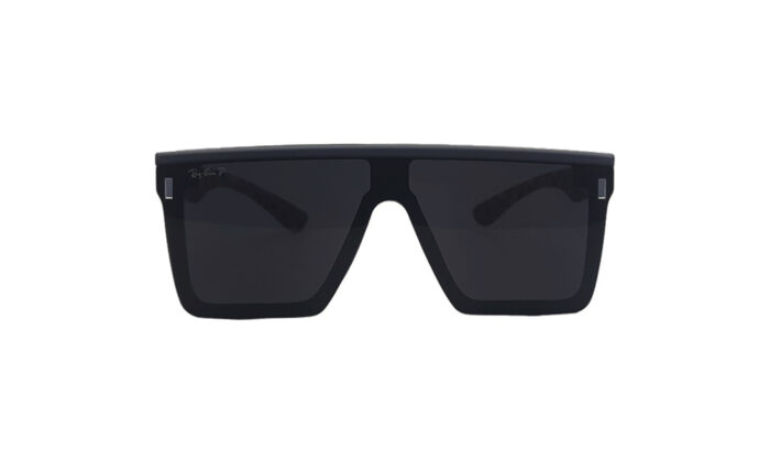 RAYBAN BLACK ACETATE MASK MEN SUNGLASSES 2