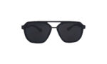 RAYBAN MATTE BLACK ACETATE GEOMETRIC MEN SUNGLASSES 2