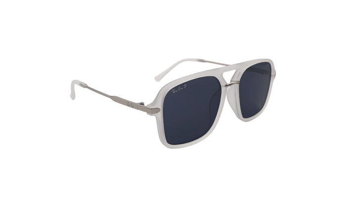 RAYBAN MATTE TRANSLUCENT ACETATE SQUARE MEN SUNGLASSES 3