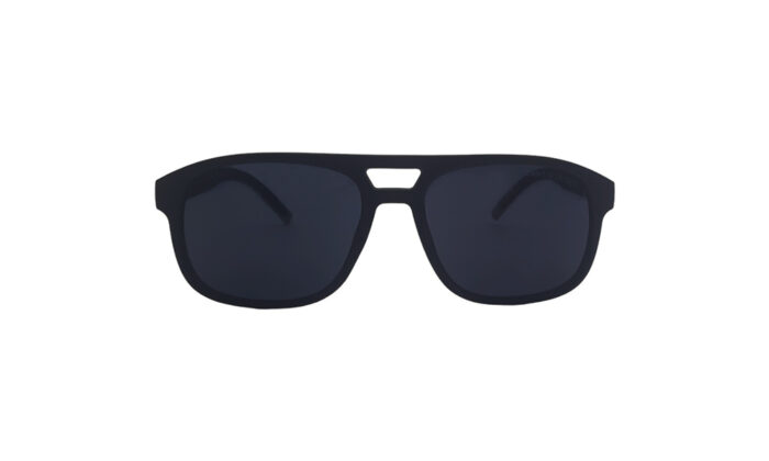 TOMMY HILFIGER MATTE BLACK ACETATE SQUARE WOMEN SUNGLASSES 2